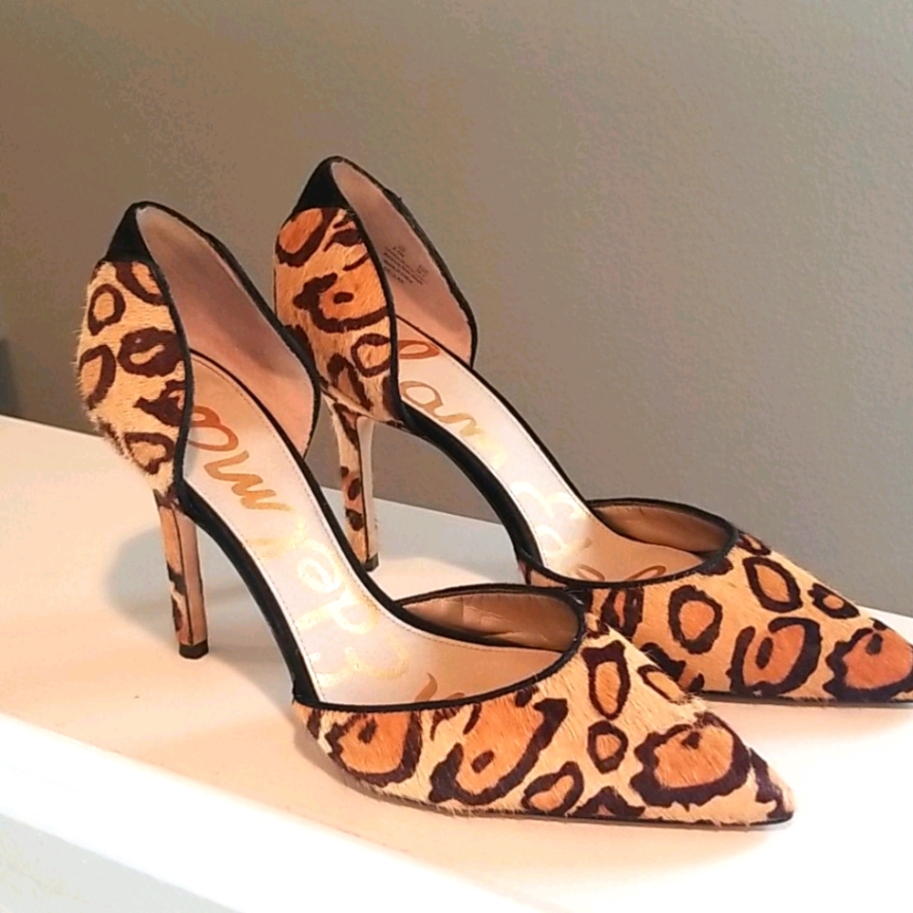 Sam Edelman leopard print 👠 stilettos 💜